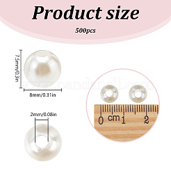 Imitation Pearl Acrylic Beads&nbsp;OACR-SP0001-23B-01