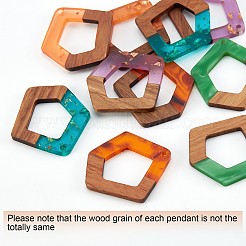 DIY Walnut Wooden Dangle Earring Making Kits&nbsp;DIY-OC0006-67