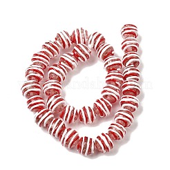 Handmade Gold Sand Enamel Lampwork Beads&nbsp;LAMP-B035-03C