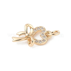 Brass Micro Pave Cubic Zirconia Pendants&nbsp;LS-KK-Z107-11G