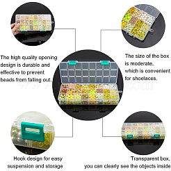 24 Color Imitation Pearl & Crackle & Transparent & Opaque Glass Beads&nbsp;GLAA-PH0002-89A