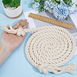 1Pc Handmade Cotton Linen Rope Tie Knot Waist Bands&nbsp;AJEW-CP0011-14B