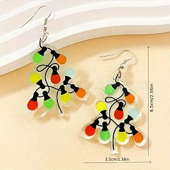 Acrylic Dangle Earrings&nbsp;FS-WGDFB7F-01