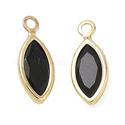 Brass Pave Cubic Zirconia Charms&nbsp;CU-CBABEB3-06G