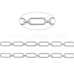 Tarnish Resistant Handmade 304 Stainless Steel Link Chains&nbsp;CHS-M004-01P