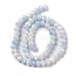 Ombre Effect Dyed Glass Beads Strands&nbsp;GLAA-C023-02A