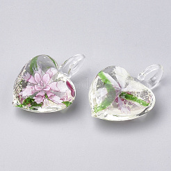 Luminous Handmade Lampwork Pendants&nbsp;LAMP-S189-02-B