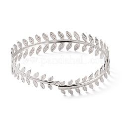 Leaf Upper Arm Cuff Band&nbsp;AJEW-G033-02P