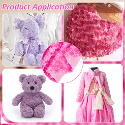 1Pc Polyester Plush Fabric&nbsp;AJEW-BC0009-99C