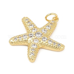 Brass Micro Pave Cubic Zirconia Pendants&nbsp;KK-U058-11G
