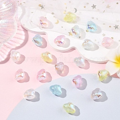 35Pcs 7 Colors Transparent Acrylic Beads&nbsp;MACR-YW0004-64