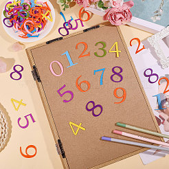 Felt Self-adhesive DIY Number Alphanumeric Stickers&nbsp;DIY-WH0933-82