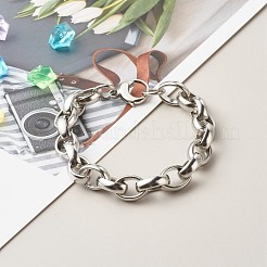 Non-Tarnish 304 Stainless Steel Rolo Chain Bracelets for Women&nbsp;BJEW-JB06673-01