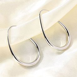 Teardrop Brass Dangle Earrings&nbsp;EJEW-R018-01P