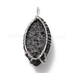 Natural Lava Rock Big Pendants&nbsp;KEYC-F019-01P