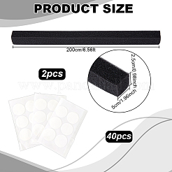 2Pcs Rectangle Foam Strips&nbsp;AJEW-WR0003-37B-01