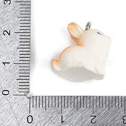 Cute Opaque Resin Pendants&nbsp;RESI-R458-05F