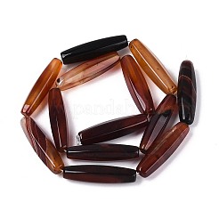 Dyed Natural Agate Beads Strands&nbsp;G-T144-54A-01