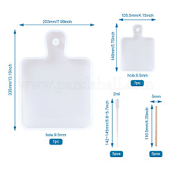 DIY Rectangle Handle Dinner Plate Silicone Molds&nbsp;DIY-TA0008-79