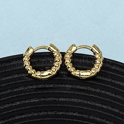 Brass Hoop Earrings&nbsp;EJEW-K267-23G