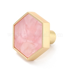 Hexagon with Marble Pattern Brass Box Handles & Knobs&nbsp;LS-DIY-P054-C03