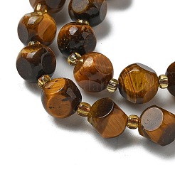 Natural Tiger Eye Beads Strands&nbsp;G-K387-A04-02