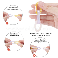 Olycraf Transparent Acrylic Linking Rings&nbsp;TACR-PH0001-19
