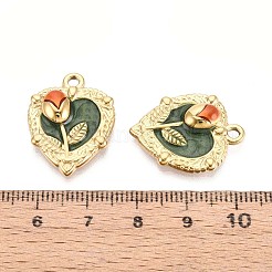 304 Stainless Steel and Enamel Pendants&nbsp;STAS-T068-83A
