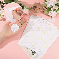 30 Sheets Plastic Self-adhesive Stickers&nbsp;STIC-CA0001-04