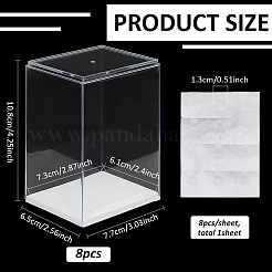 8Pcs PS Plastic Action Figure Display Cases&nbsp;ODIS-FG0002-04B
