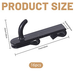 Plastic Mesh Sheet Hook&nbsp;FIND-WH0149-32C-02
