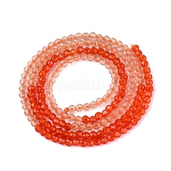 Transparent Glass Beads Strands&nbsp;GLAA-N074-01A-16