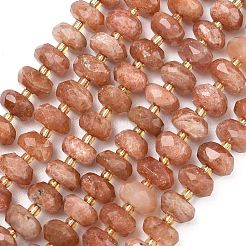Natural Sunstone Beads Strands&nbsp;G-L642-J01-03