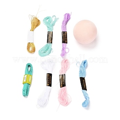 DIY Embroidery Temari Ball Kits&nbsp;DIY-I064-B05