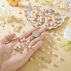 200Pcs 4 Colors Glass Beads&nbsp;EGLA-TA0013-42B