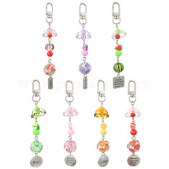Handmade Polymer Clay & Acrylic & Resin & Glass Pendant Decorations&nbsp;KEYC-FS00037-07