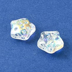 Transparent Electroplate Glass Beads&nbsp;GLAA-YW0003-19B