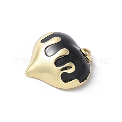 Brass Enamel Pendants&nbsp;KK-D336-09G-01B