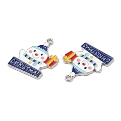 Christmas Alloy Enamel Pendants&nbsp;ENAM-D050-13A-01P