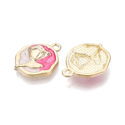 Alloy Enamel Pendants&nbsp;ENAM-SZC0004-02KCG-01