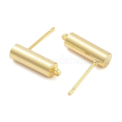 Brass Stud Earrings Findings&nbsp;EJEW-B063-08G