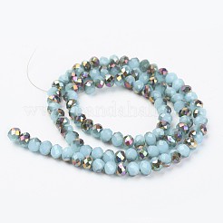 Electroplate Glass Beads Strands&nbsp;EGLA-A034-J4mm-R01