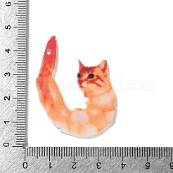 Opaque Printed Acrylic Pendants&nbsp;SACR-F017-03