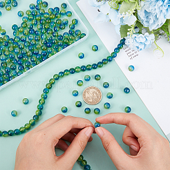 400Pcs Baking Paint Glass Beads Strands&nbsp;GLAA-PH0002-07