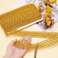 Metallic Polyester Ribbon&nbsp;OCOR-WH0065-21