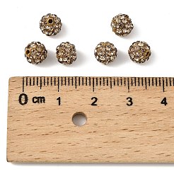 Polymer Clay Rhinestone Beads&nbsp;RB-H284-6MM-246