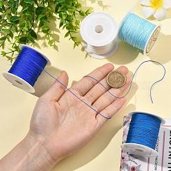 4 Rolls 4 Colors Round Nylon Chinese Knot Cord&nbsp;NWIR-FS0001-06B