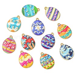40Pcs 20 Styles Printed Alloy Pendants&nbsp;FIND-CJ0011-18