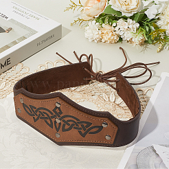 PU Leather with Iron Headring&nbsp;AJEW-WH20018-77A