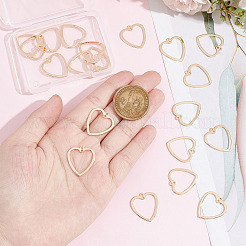 20Pcs Brass 2-Loop Link Pendants&nbsp;KK-BC0009-63
